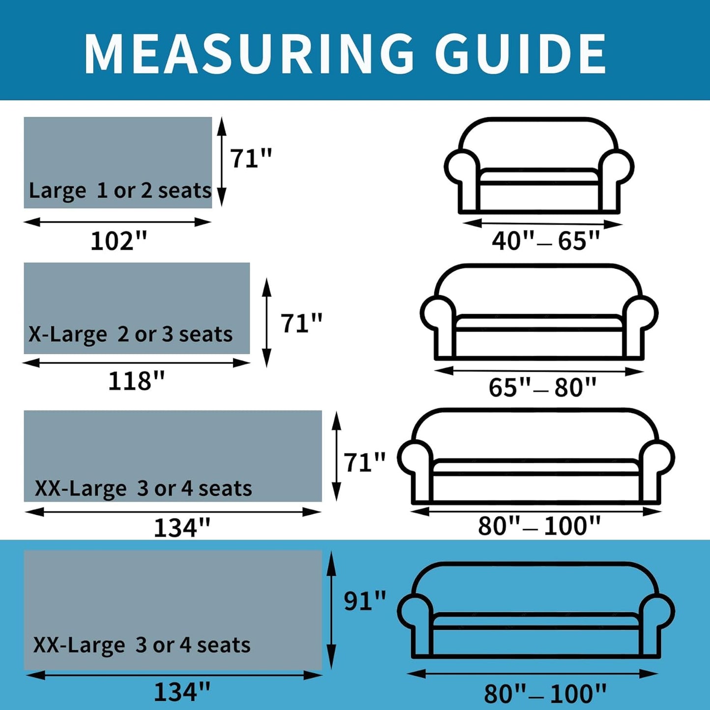 HAOMAIJIA Non Slip Couch Cover Sofa Covers for 3 Cushion Couch Washable sectional Couch Covers for Dogs pet Furniture Protector Couch Cover Blanket for Living Room (Off White, 91"x134")