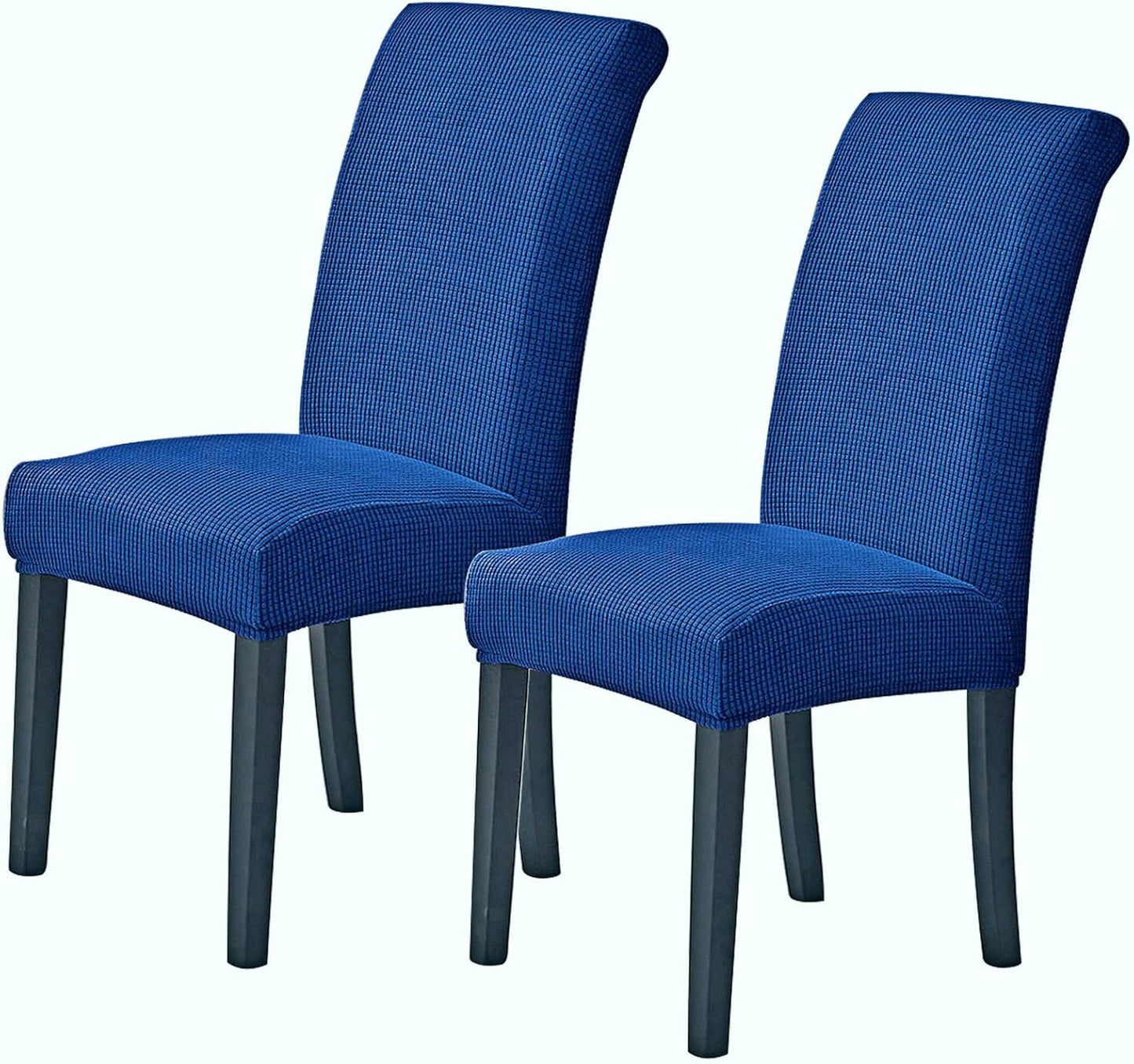 Howhic Stretch Chair Covers for Dining Room Set of 4, Removable Washable Dining Room Chair Covers, Dining Chair Slipcovers Seat Protector, Great for Home and Banquet Decoration (Ivory, 4 Pack)