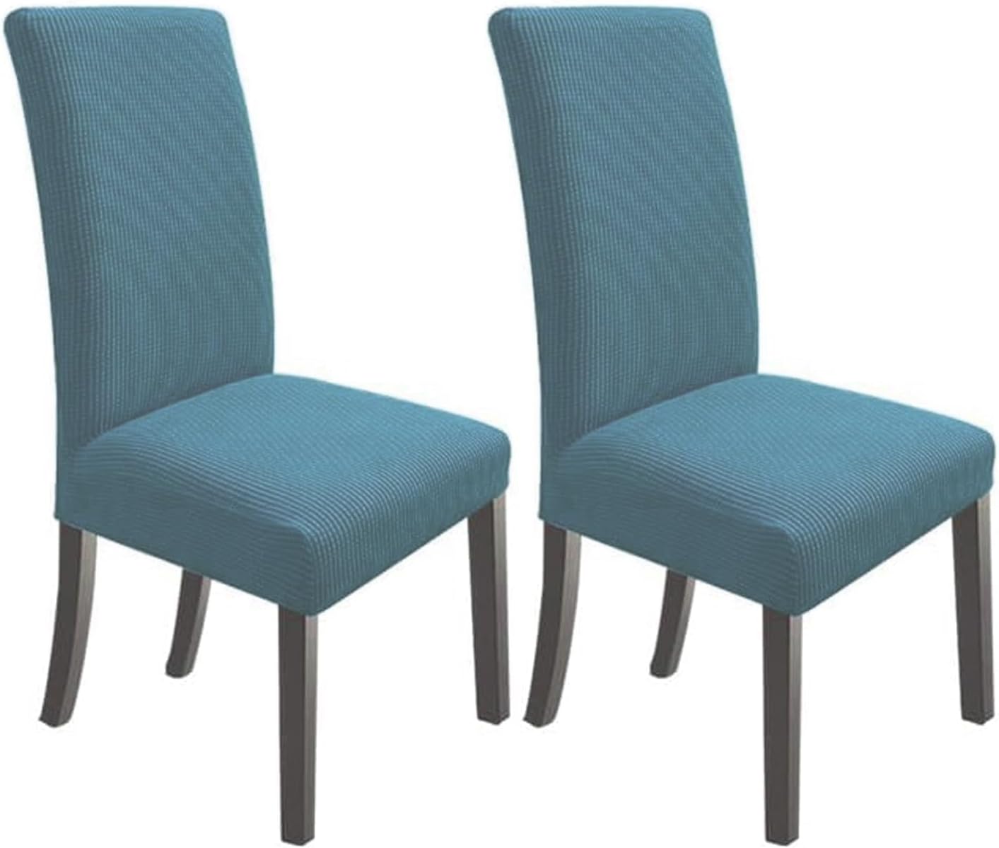 NORTHERN BROTHERS Dining Room Chair Covers Set of 6, Removable Washable Chair Covers for Dining Chairs Stretch Parson Chair Slipcover, Khaki
